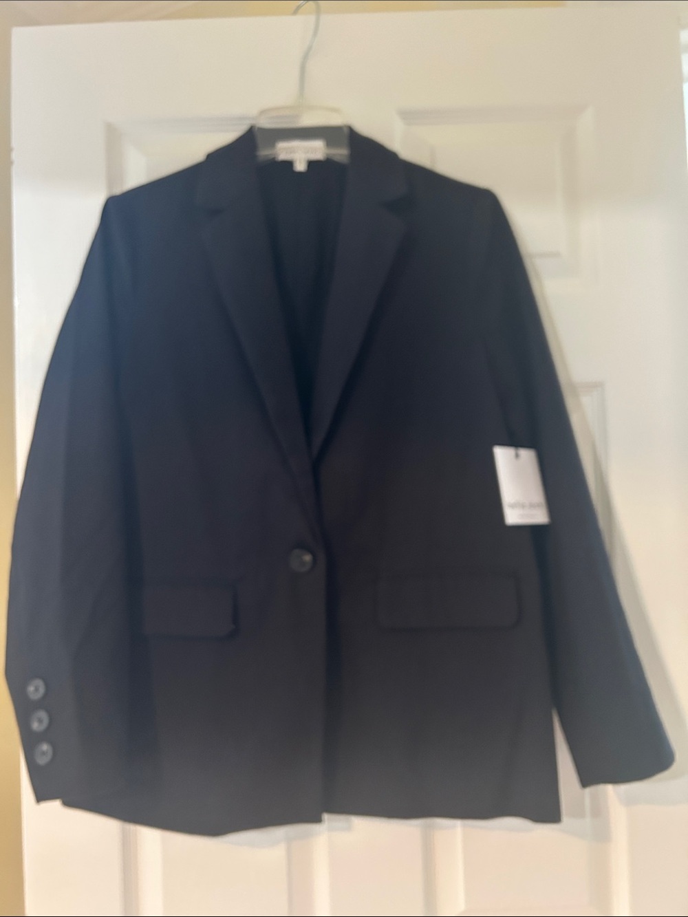 Bella Dahl Black Single-Button Blazer Jacket